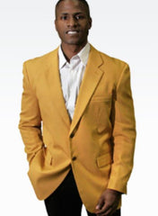 Mens Blazer Dark Gold