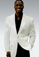 Mens Blazer White