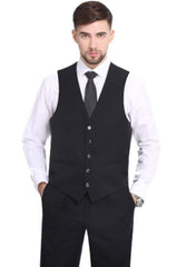 Suit Vest Black (Only Mens Vest)