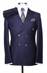 Mens Double Breasted Blazer - Navy Double Breasted Sport Coat