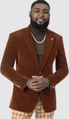 Mens Blazer Rust