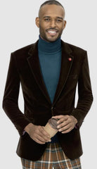 Mens Blazer Brown