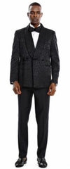 Mens Blazer - Paisley Blazer - Prom Blazer - Black Prom Tuxedo