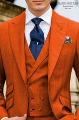 Mens Suits Orange