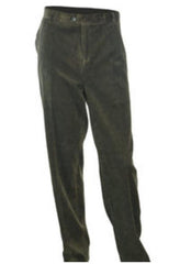 100% Cotton Flat Front Corduroy Pants/P3103