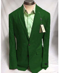 Mens Linen Blazer - Hunter Green Linen Sport Coat - Summer Blazer