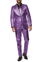 Shiny Lavender Suit - Shiny Tuxedo