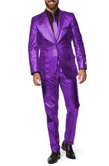 Shiny Purple Suit - Shiny Tuxedo