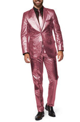 Shiny Rose Gold Suit - Shiny Tuxedo