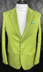 Cotton Blazer - Mens Summer Sport Coat - Olive