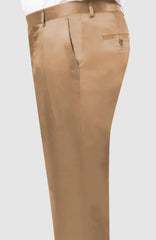 Mens Satin Pants Tan