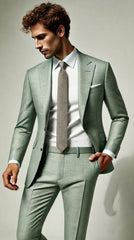 Sage Green Suits - Green Wedding Suit - Summer Suit