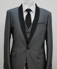 Gray Tuxedos - Wedding Tuxedo - Prom Suit