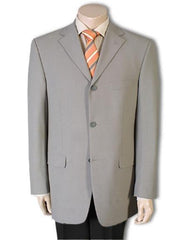 Mens 3 Button Blazer - Three Button Tan - Beige Sport Coat - Side Vented - Wool Blazer