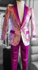 Mens Suit Rose