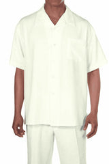 Mens Walking White Suit - Leisure Suits For Men