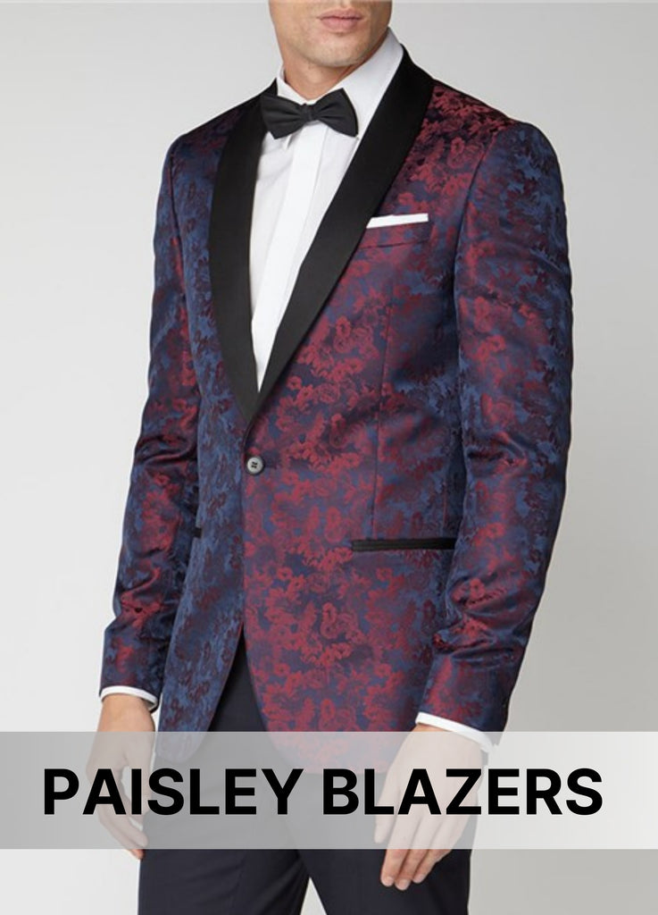 Mens Paisley Blazer