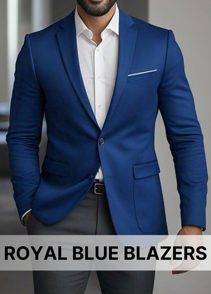 Mens Royal Blue Blazer