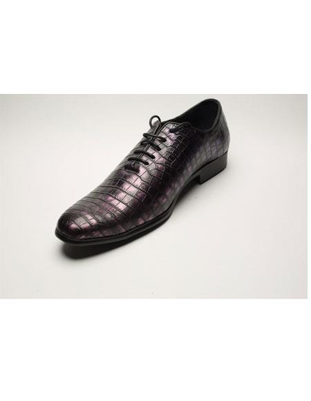 purple gator shoes