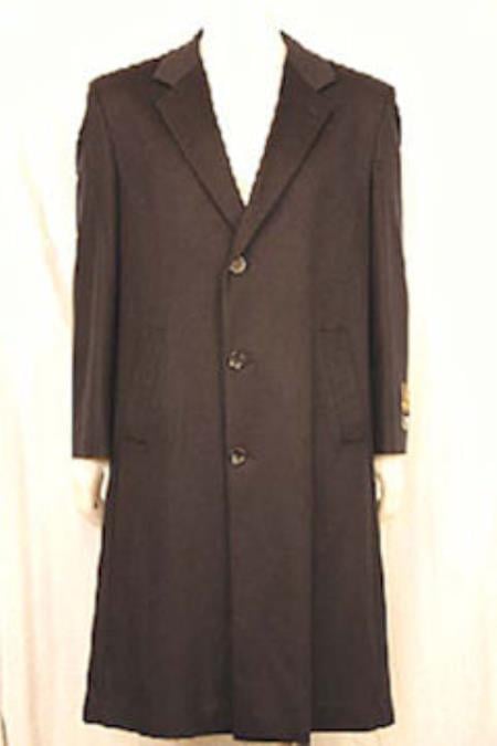 Any Size Style Mens Cashmere Overcoat Topcoat Full Length Wool On Sale
