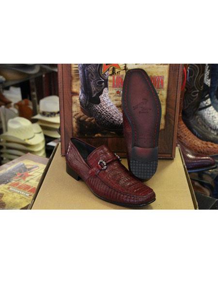 wine colored mens dress shoes