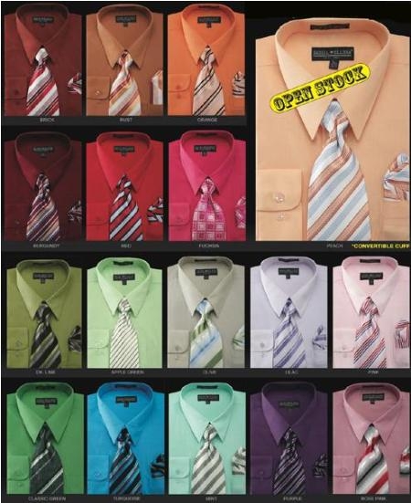 Shirts and Ties, Shirt & Tie Sets, Shirt Tie Combos for Men