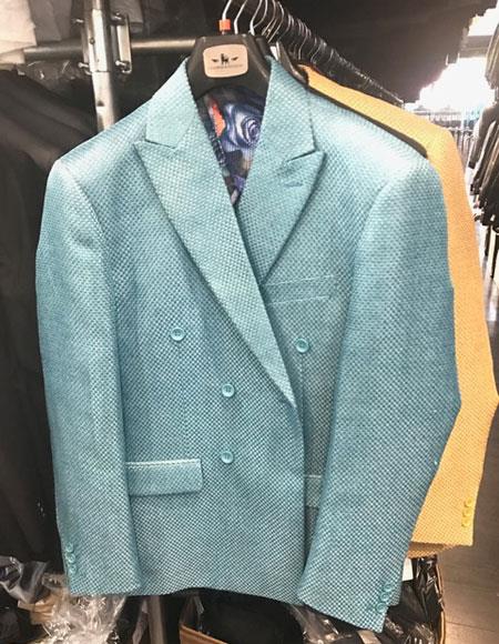 Men's Double Breasted Suits Jacket blazer sport coat