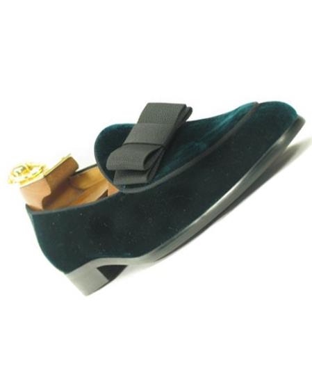 Men's Fashionable Carrucci Genuine Slip On Velvet