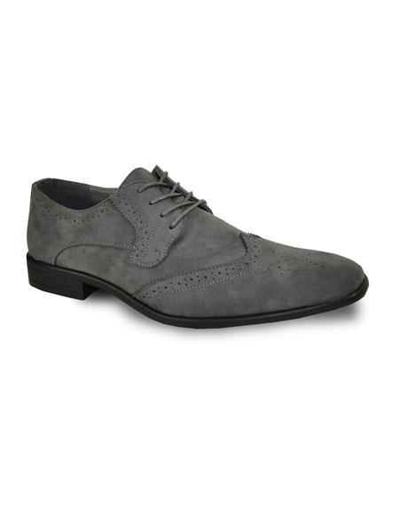 grey velvet shoes
