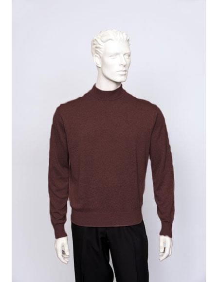 Men's Plum Sweater set Available in Mens Big And Tall Sweaters Sizes