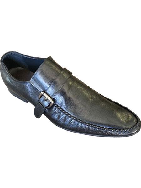 mens shoes with side buckle