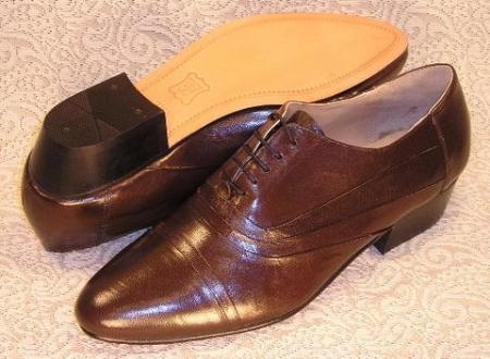 mens cuban heel dress shoes