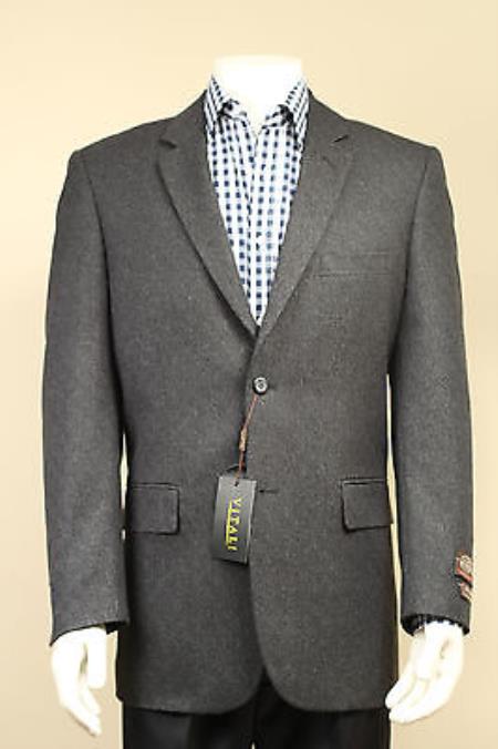 Men's 2 Button Black Sport Coat/ Sport Jacket / Blazer Jacke