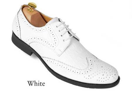 Mens White dress shoes - a18mensusabuttonsuit