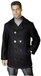 SKU#VS791 Basic Full Dress Black Tailcoat with Peak Lapel