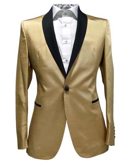 black and gold formal wear for men