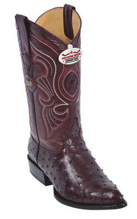 wine colored cowboy boots