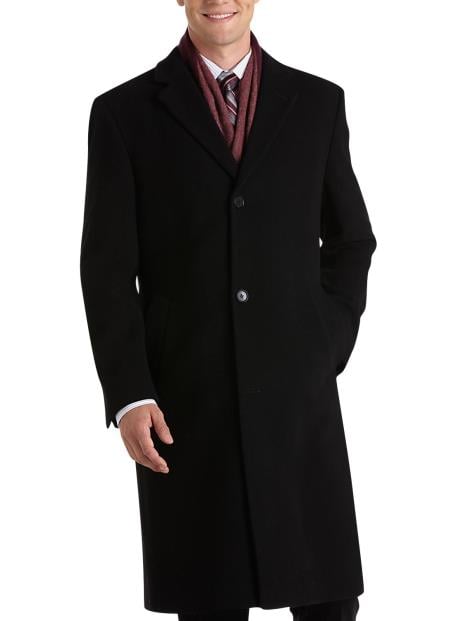 Designer Brand Men's Dress Coat Topcoat Wool Cashmere Blend Ralph Luren ...