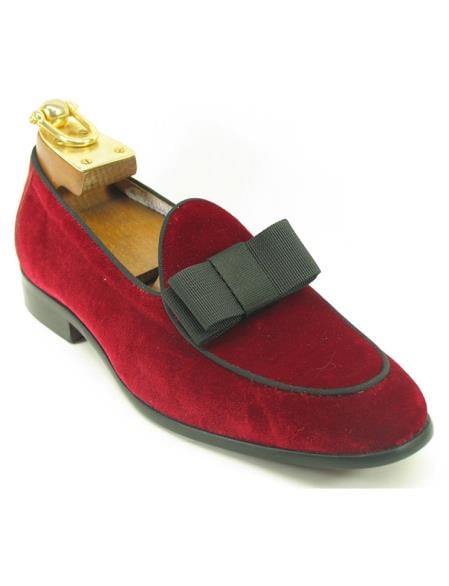 red velvet shoes mens