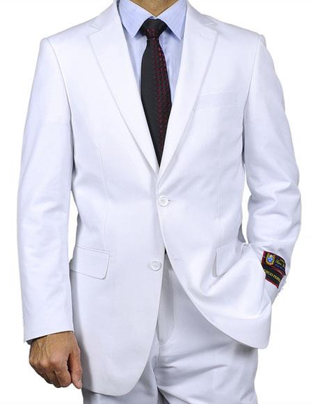 Fully lined Notch Lapel Two-Buttons Double Vent Suit
