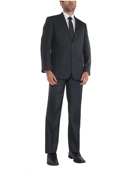 Men's 2 ButtonTwo-Piece Classic Fit Blue Cheap Priced Business Suits Clearance Sale