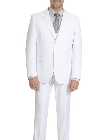 Fully Lined Double Vent Notch Lapel 2-Button Suit