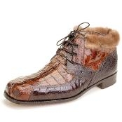 mens ostrich skin shoes