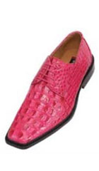 SKU#BA5463 Classic Comfortable Latest in Fashion Fuchsia ~ Hot Pink Mens Dress Shoe