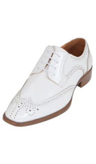 Mens Steve Harvey Collection Dress shoes Online white and gold