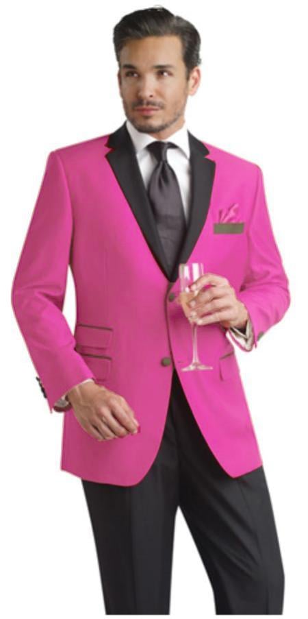 pink blazer men