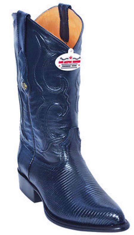 mens navy blue cowboy boots