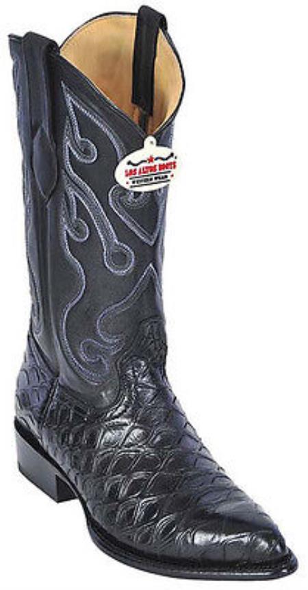 Anteater Print Black Los Altos Men's Cowboy Boots Western Classics Riding