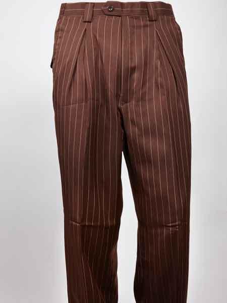 wide leg pleated pants mens