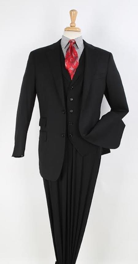 Luxurious Men's 3 Button Super 150's Worsted Wool Tuxedo